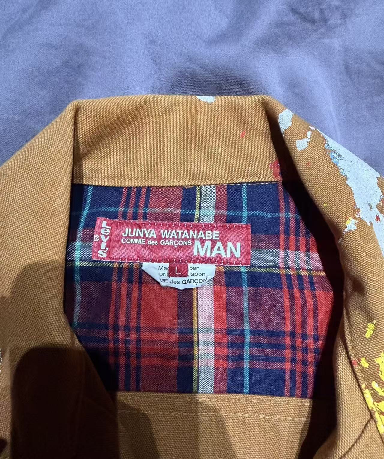 Junya Watanabe Man Levis Cotton Duck Print Jacket