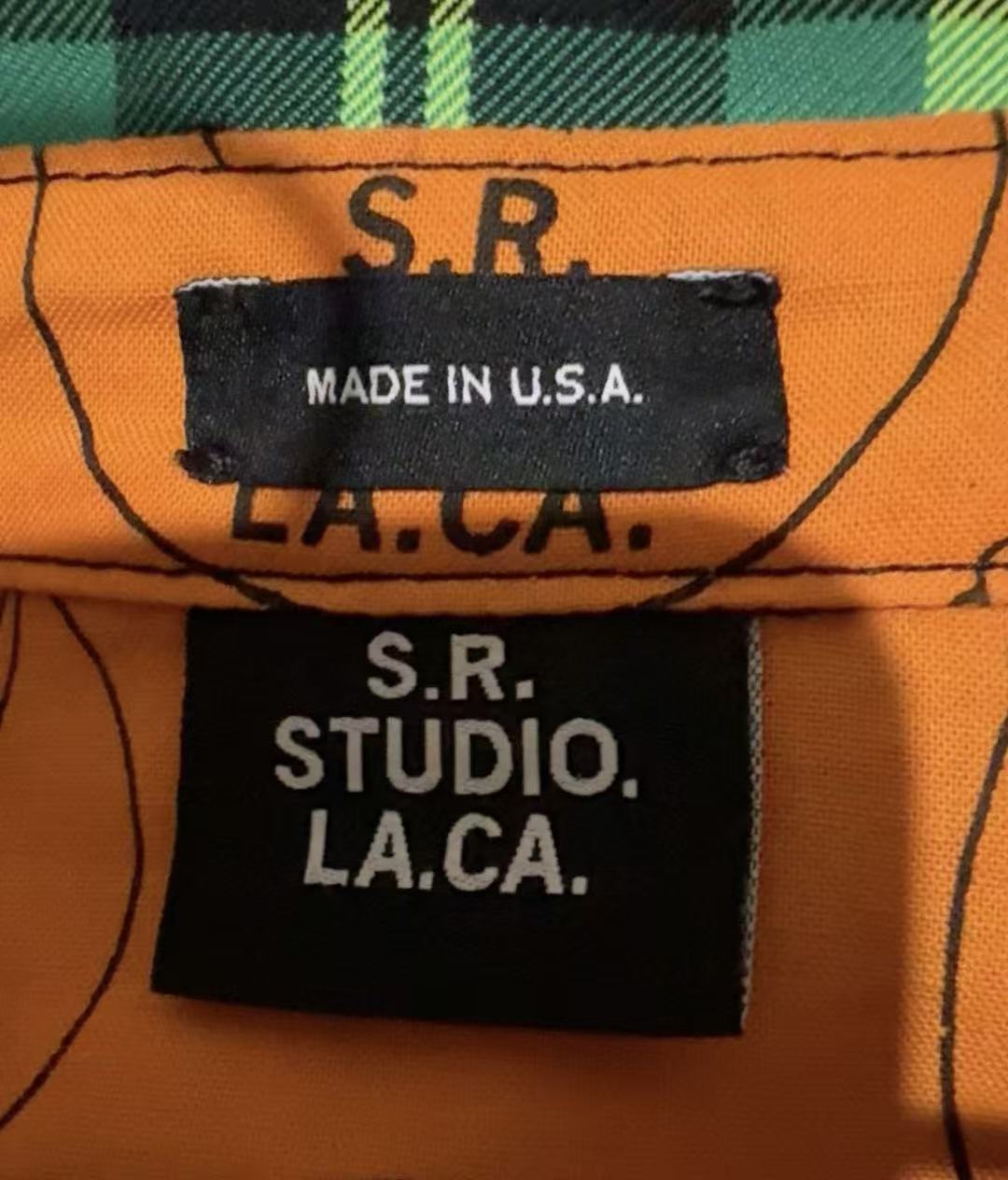 S.R. STUDIO. LA. CA. Check Short Sleeve Shirt