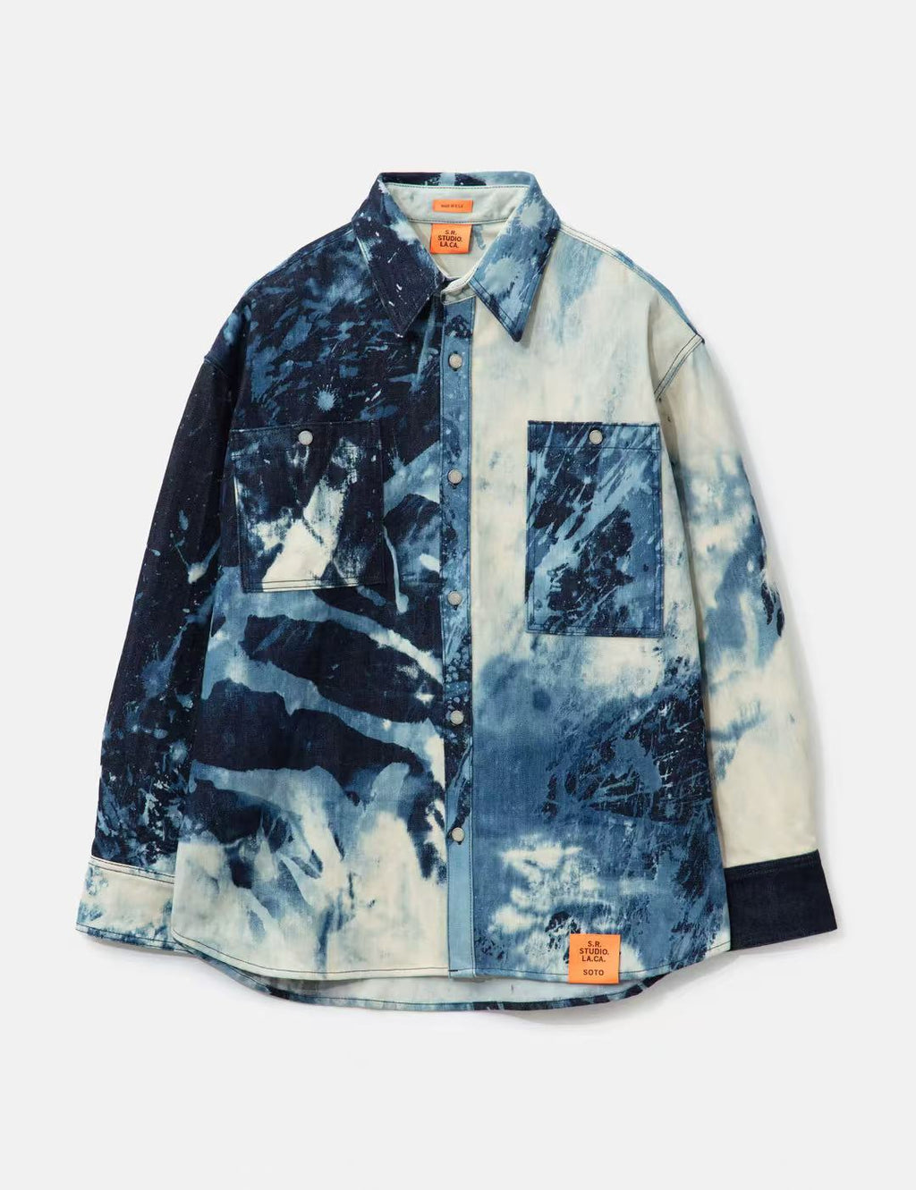 Sterling Ruby S.R.STUDIO.LA.CA. Indigo Bleach SHirt