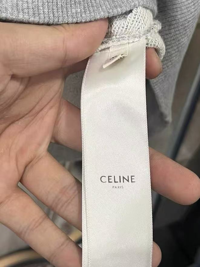 Celine Camouflage Sleeve Sweathshirt