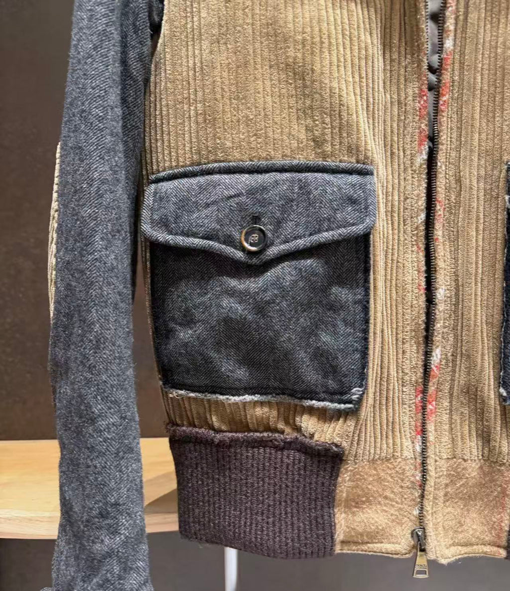 Dolce&Gabbana Corduroy Patchwork Jacket