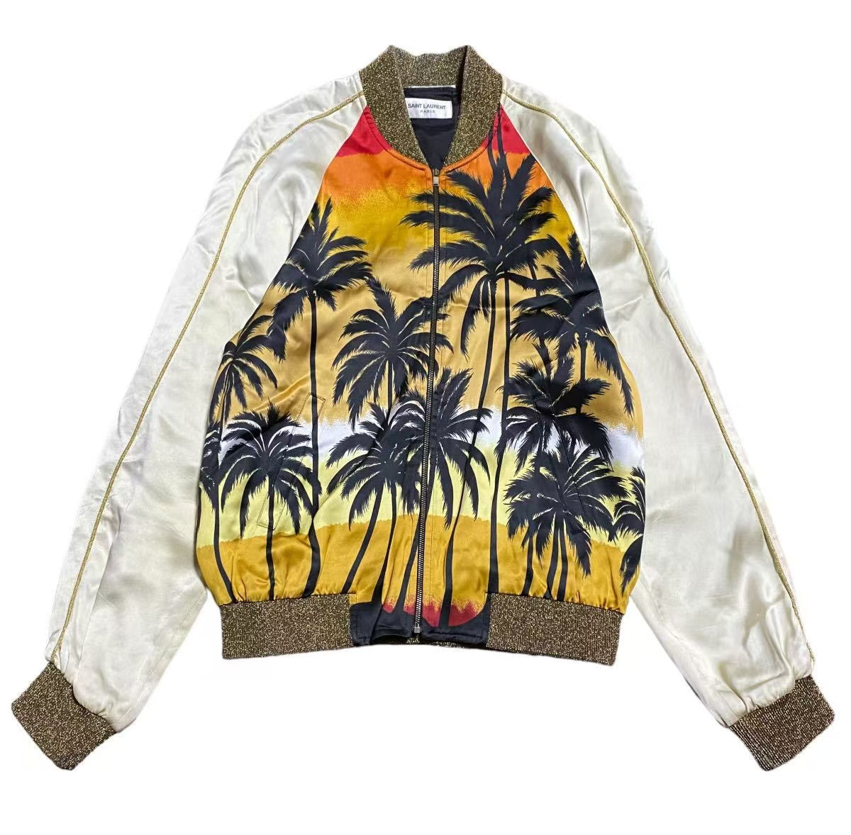 Saint Laurent 16ss Surf Sound Palm Tree Jacket