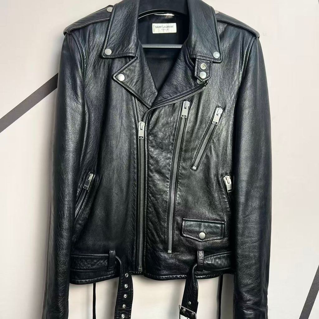 Saint Laurent 16FW Blood Luster L17 Leather Jacket