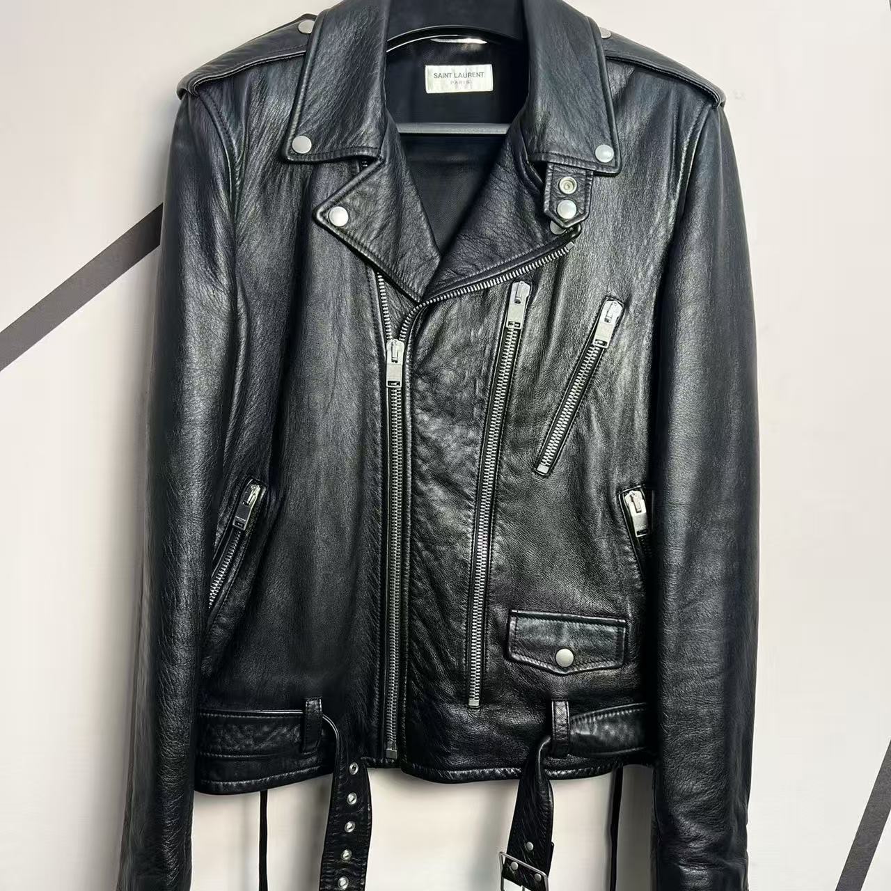 Saint Laurent 16FW Blood Luster L17 Leather Jacket