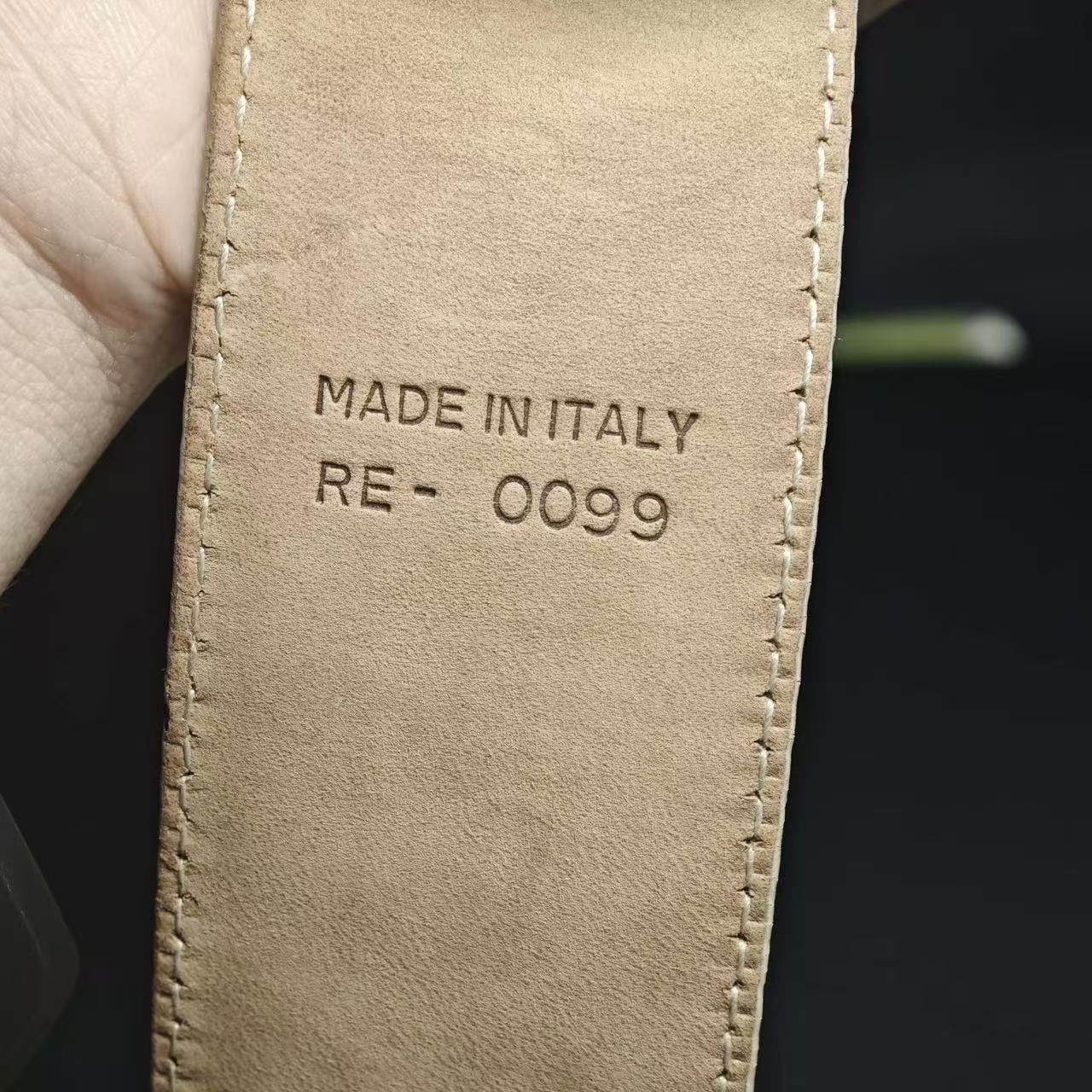 Christian Dior By John Galliano Leather Belt