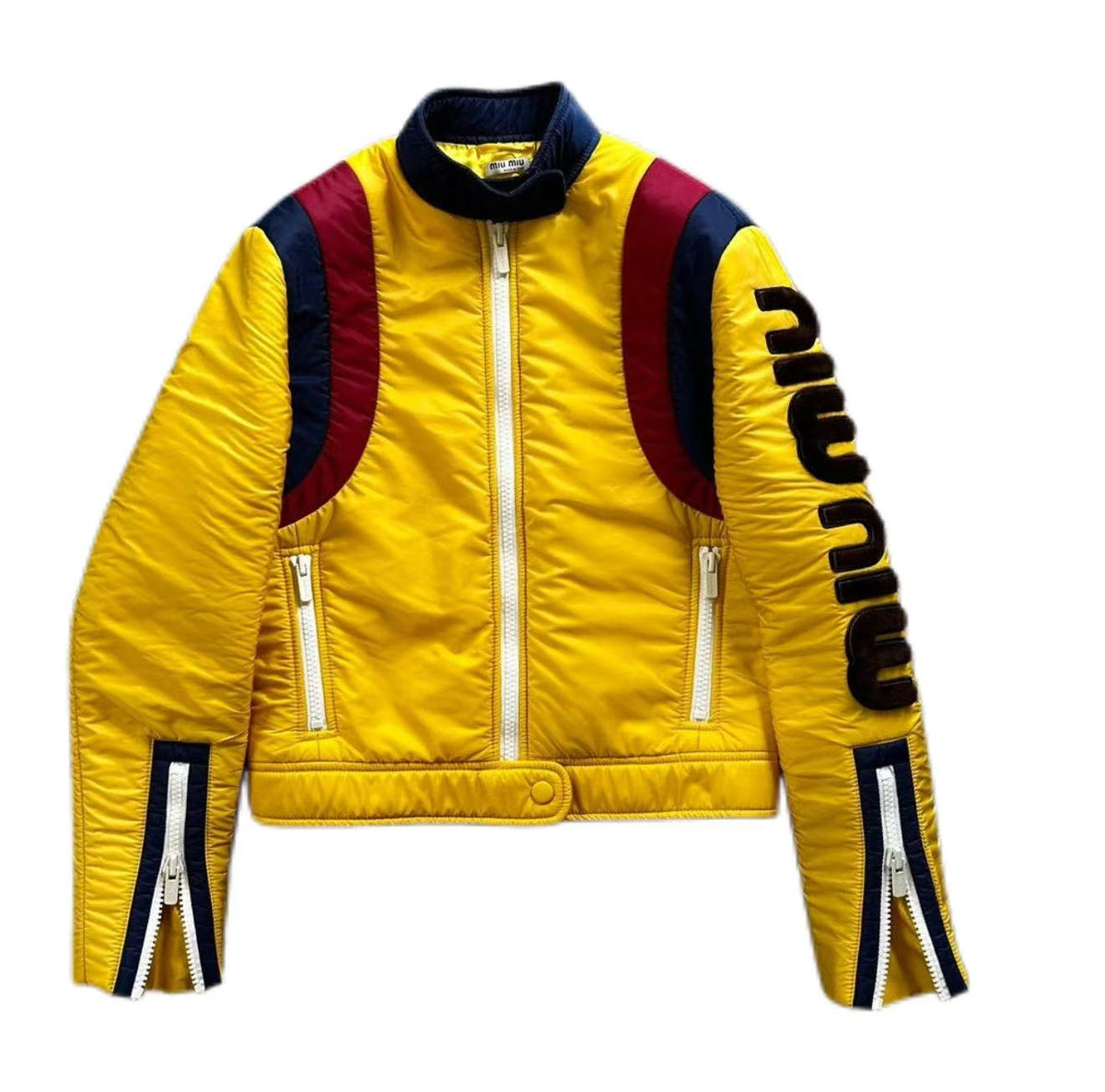 Miu Miu 17FW Nylon Biker Jacket