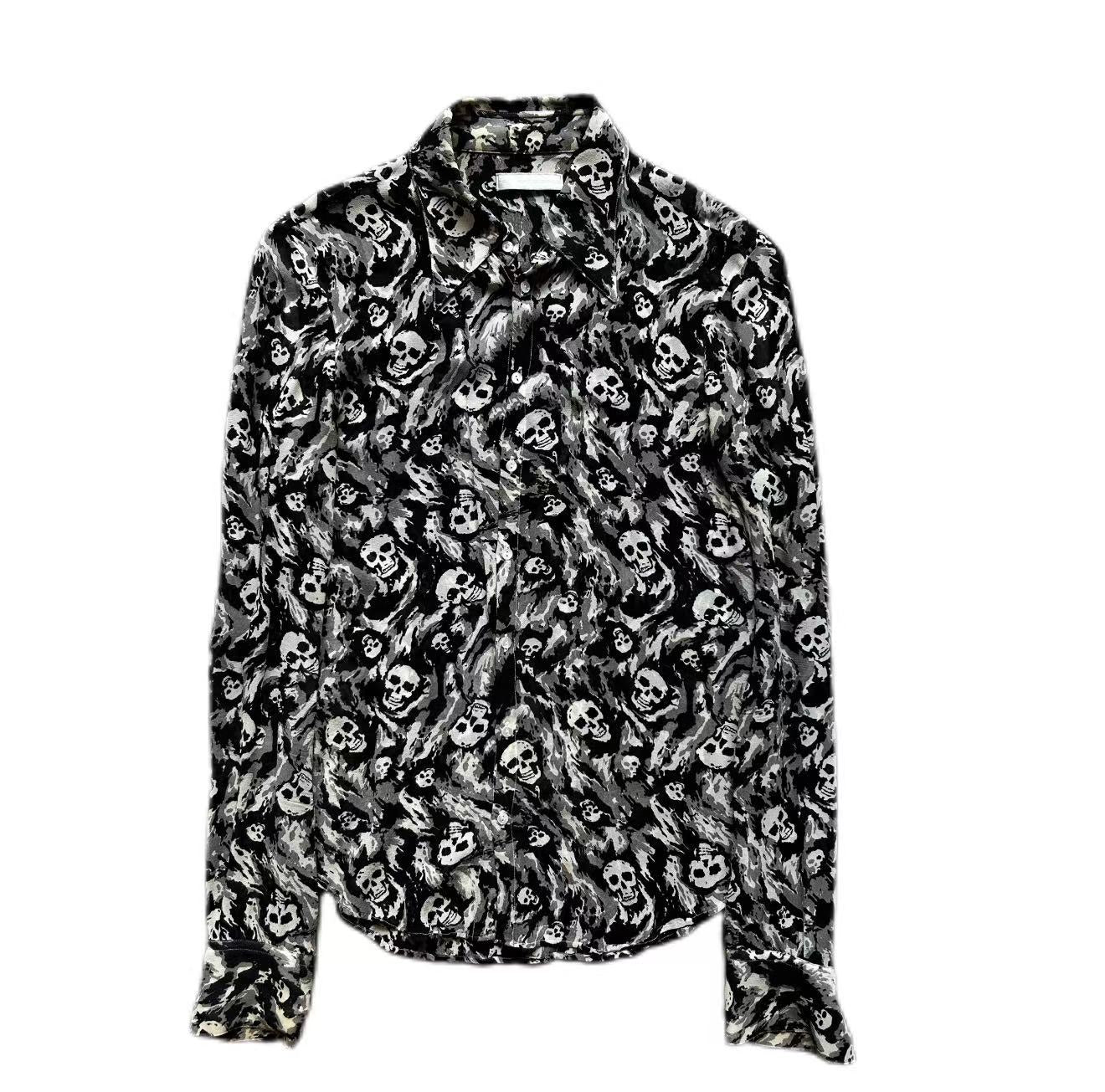 Number Nine 01ss Skull Print Shirt