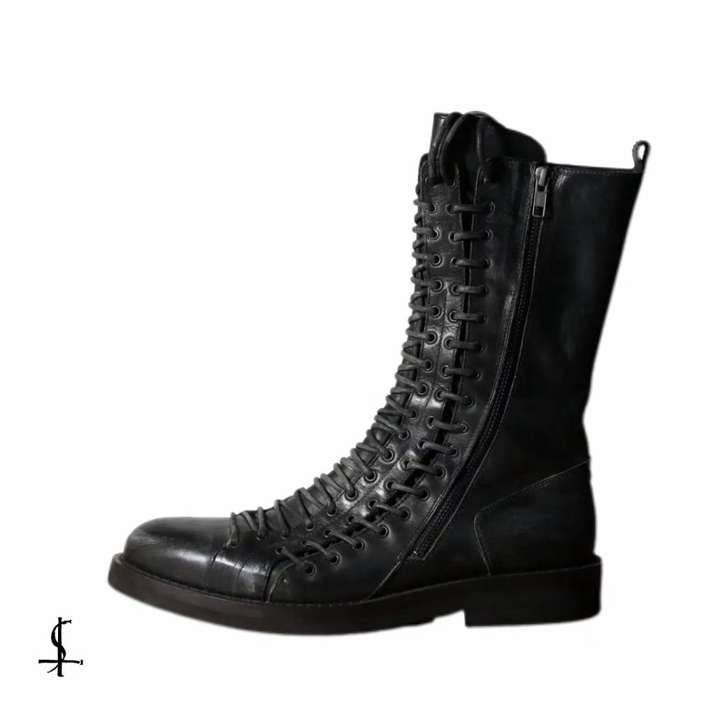 Ann Demeulemeester 11AW Triple Lace Boots
