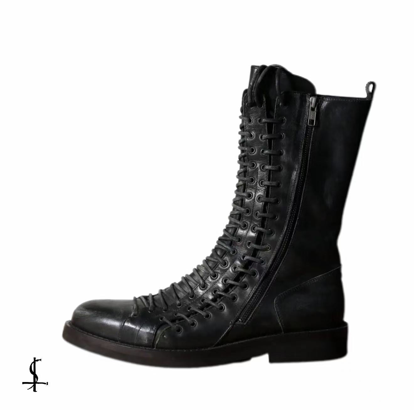 Ann Demeulemeester 11AW Triple Lace Boots