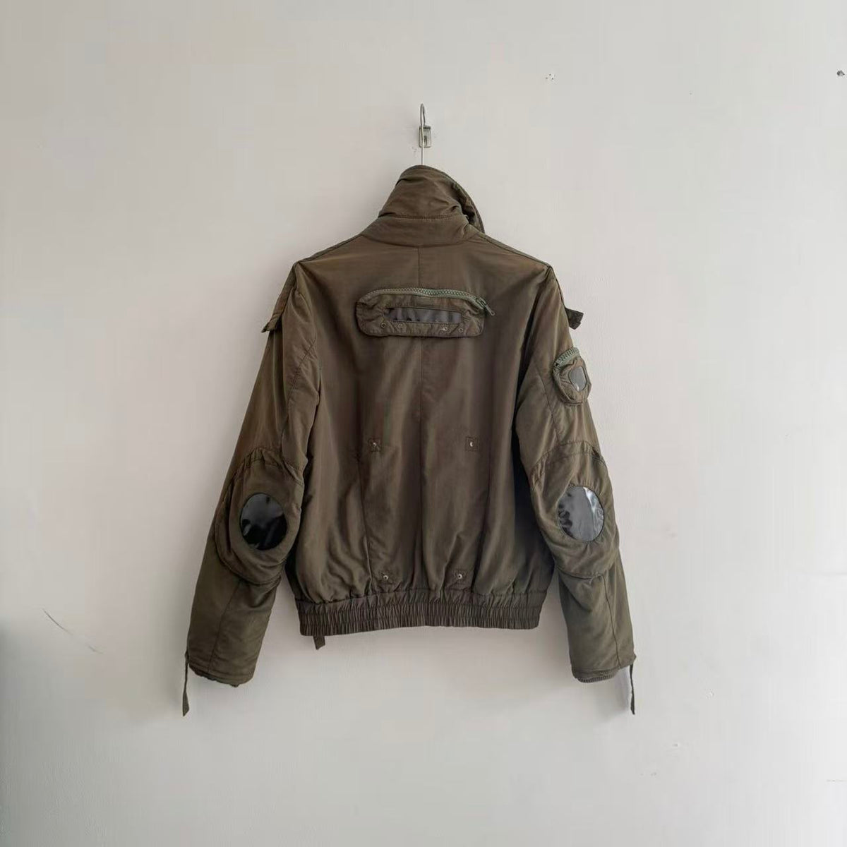 Dolce&Gabbana 04AW Aviator Khaki Green Goggles Bomber Jacket