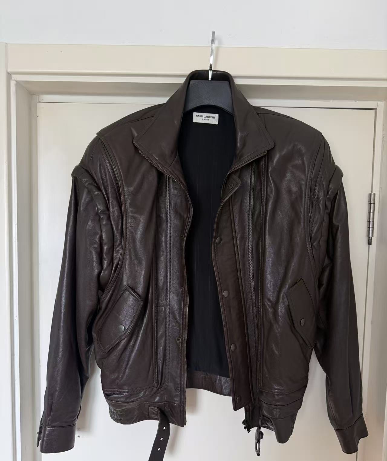 Saint Laurent 23FW Leather Bomber