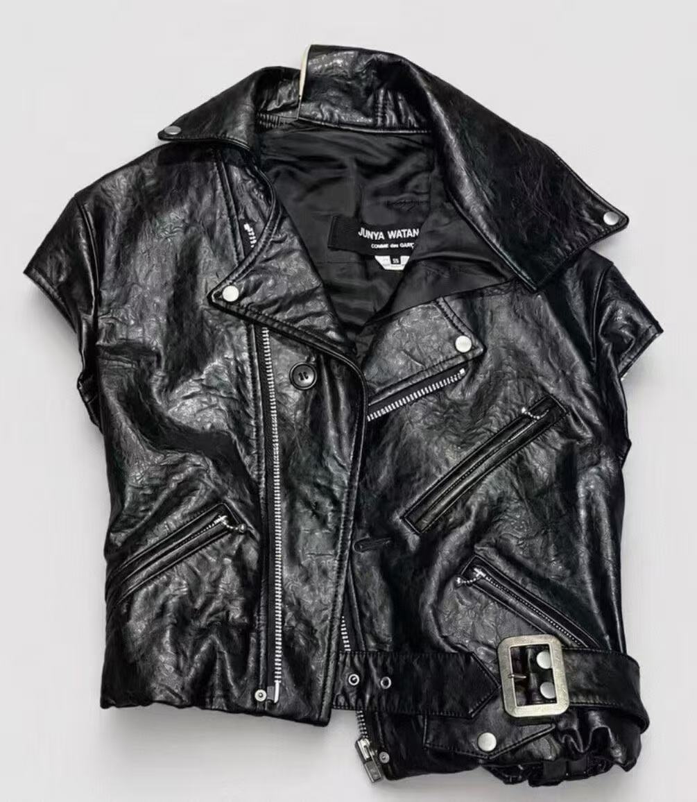Junya Watanabe Comme des Garçons 07AW Vegan Leather Deconstructed Vest
