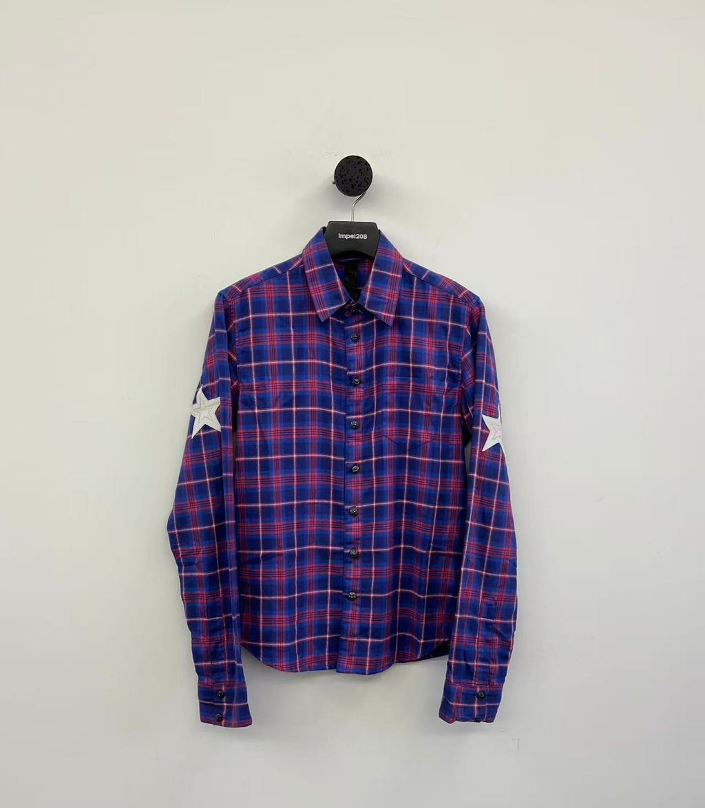 Chrome Hearts Star Patch Flannel Shirt