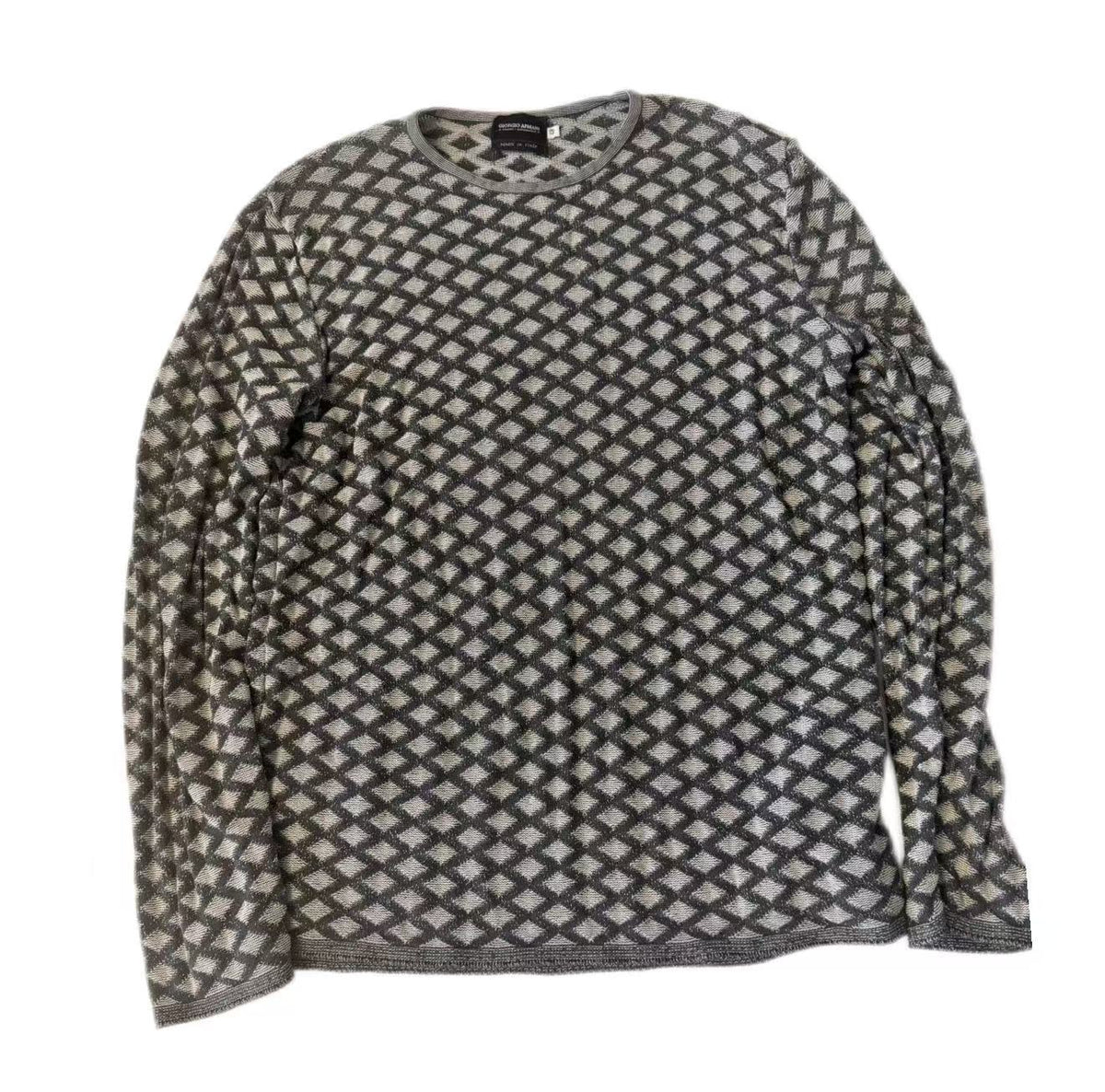 Giorgio Armani Snake Pattern Knit Top
