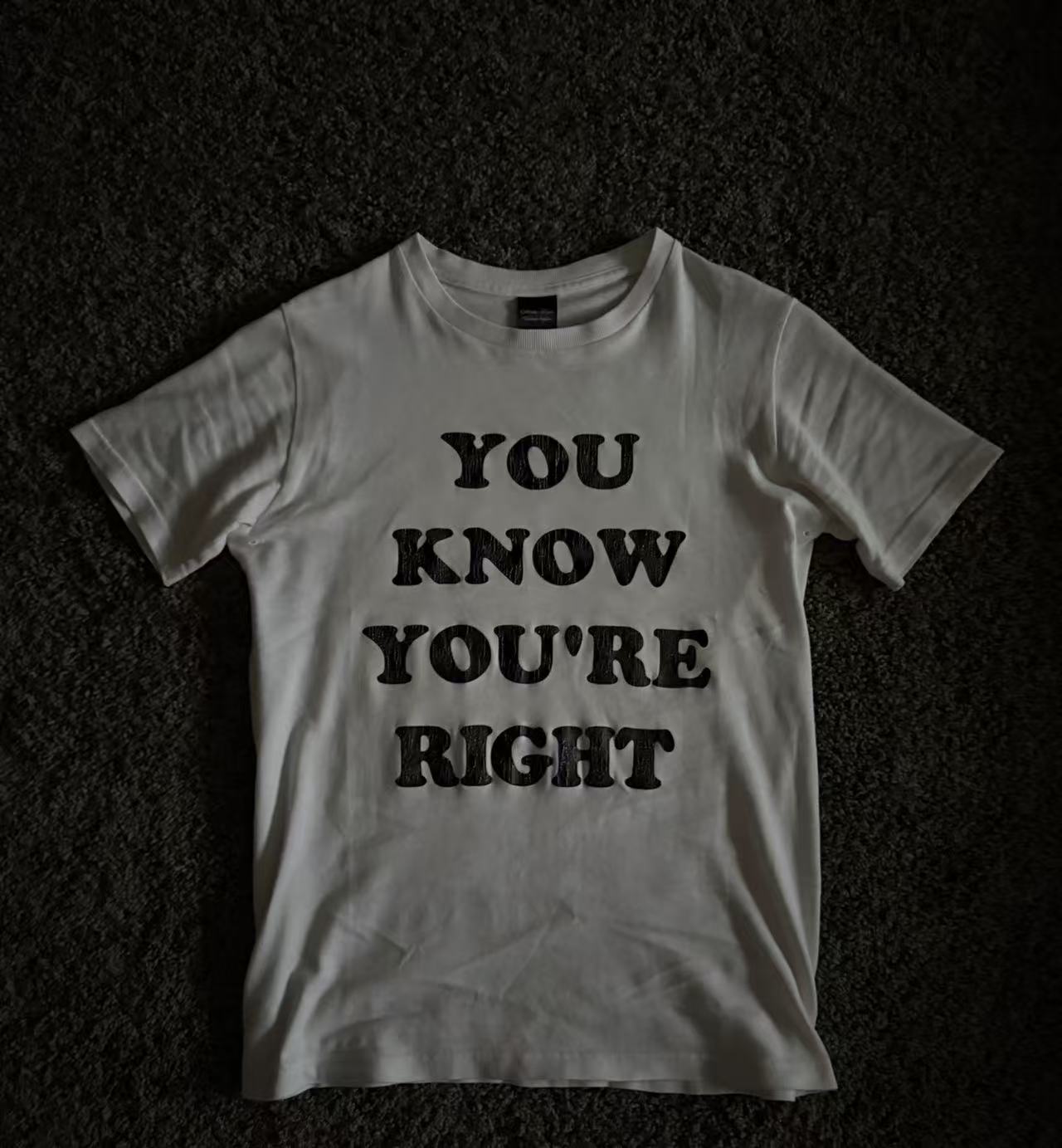 Number Nine YOU KNOW YOU‘RE RIGHT Tee