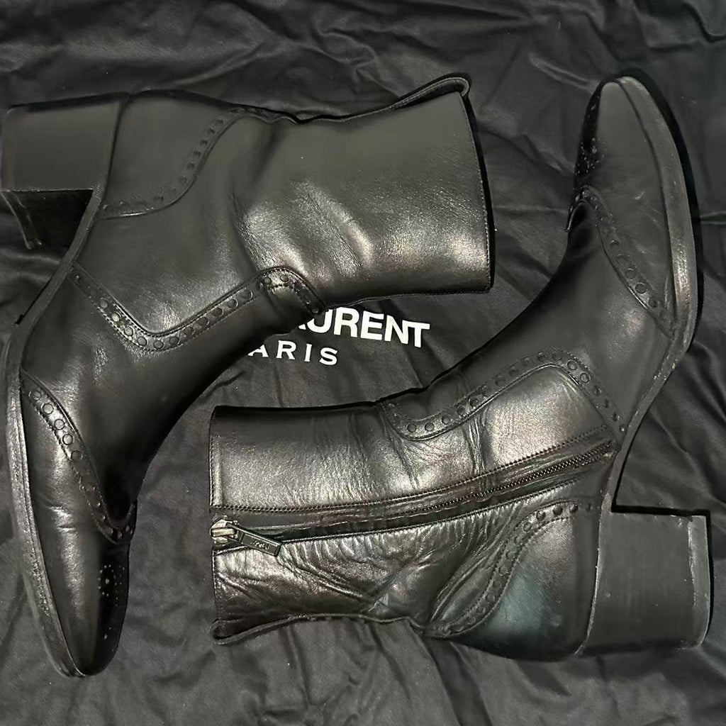 Saint Laurent 15FW Leather Boots