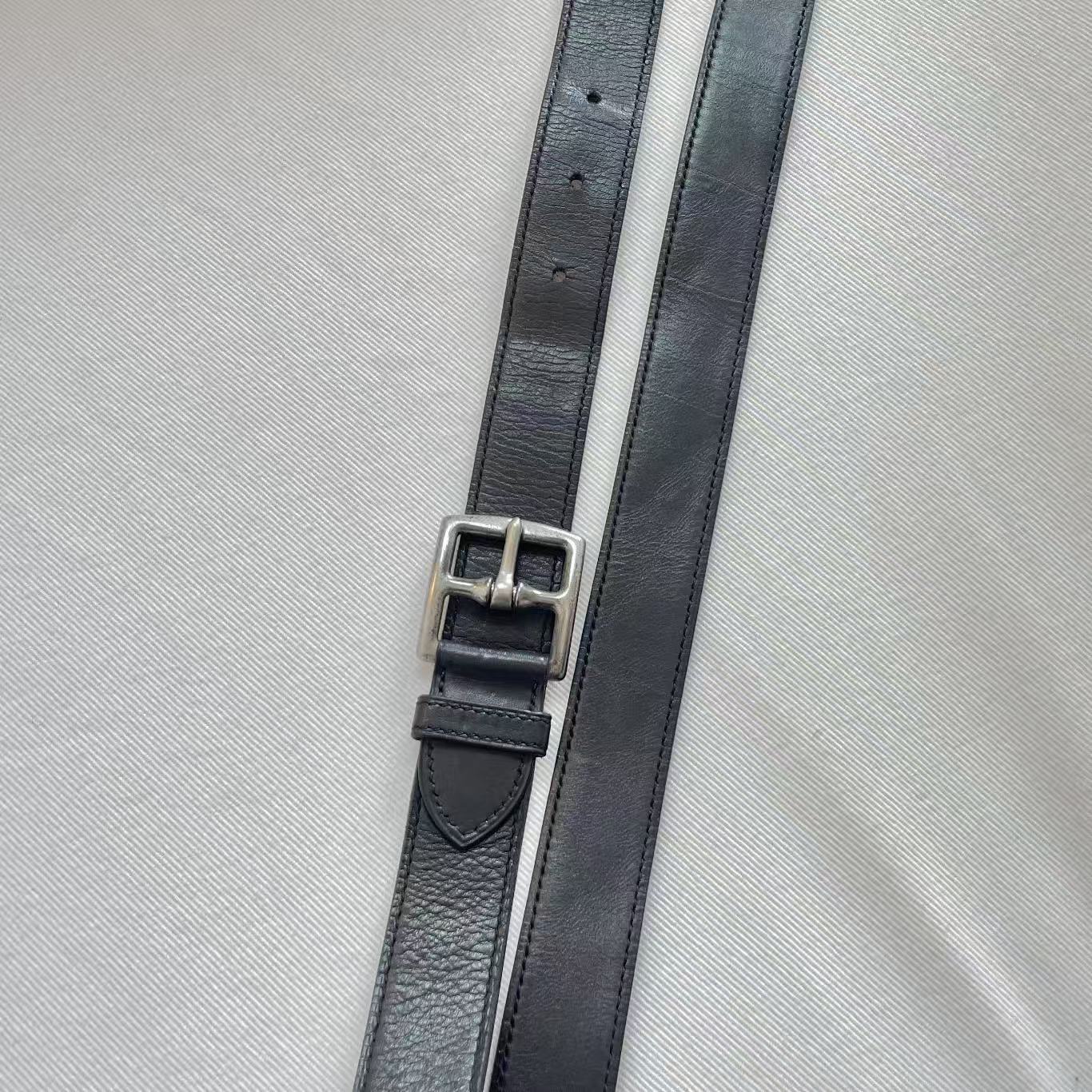 Hermes 00ss By Maison Margiela Leather Belt