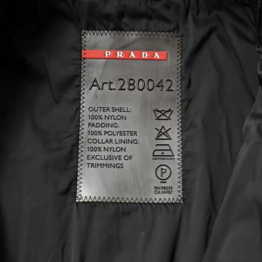 Prada Sport 08FW Nylon Matelassé Jacket