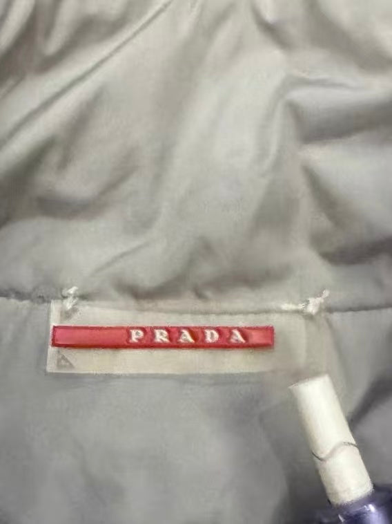 Prada Burgundy Polyester Reversible Jacket