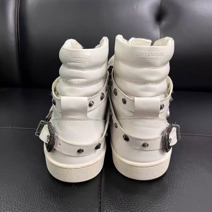 Saint Laurent 14SS SL/08H Studded High Top Sneakers