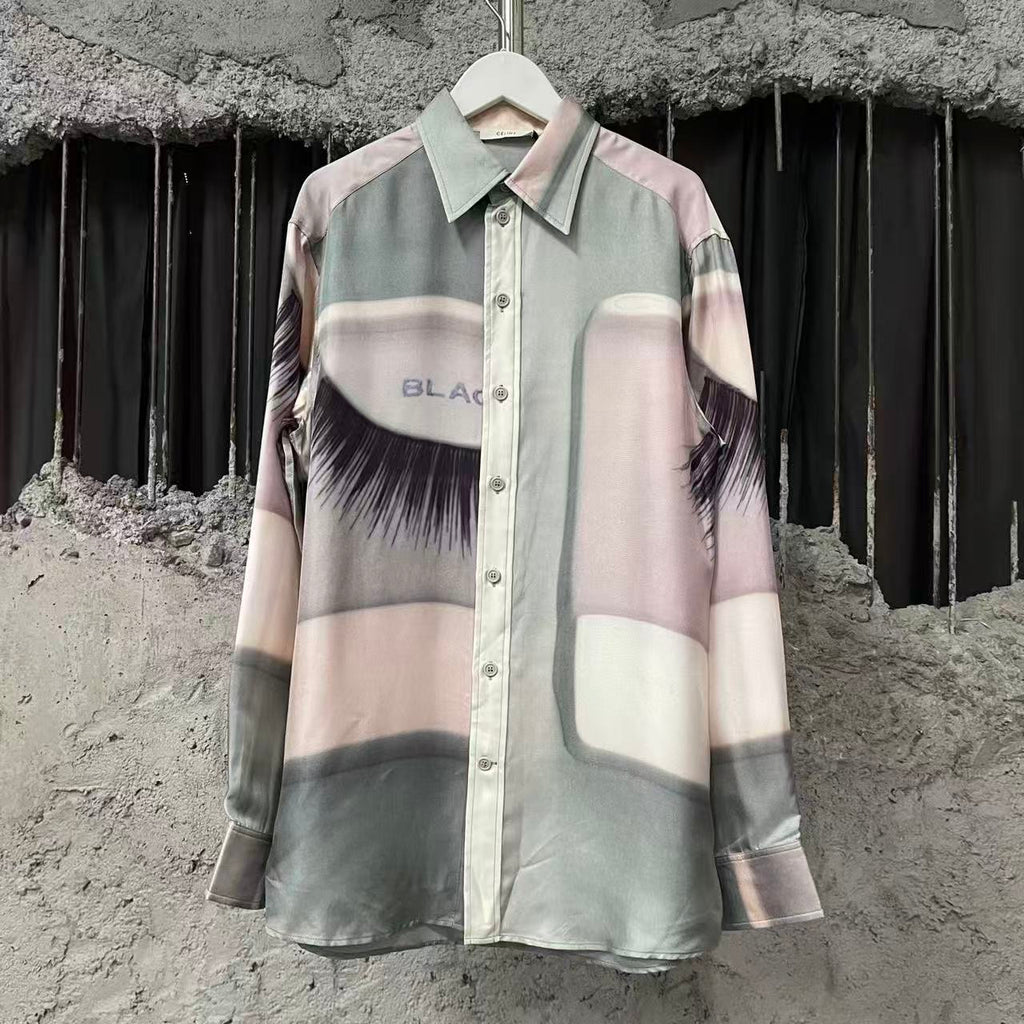 Celine Eyelash Print Shirt
