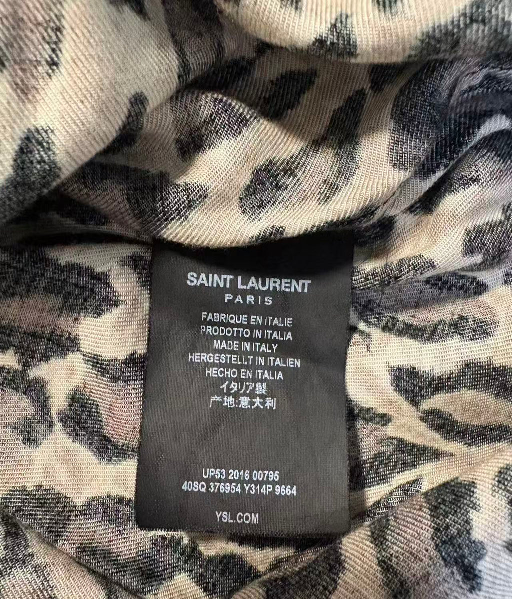 Saint Laurent 2016 Leopard Shirt