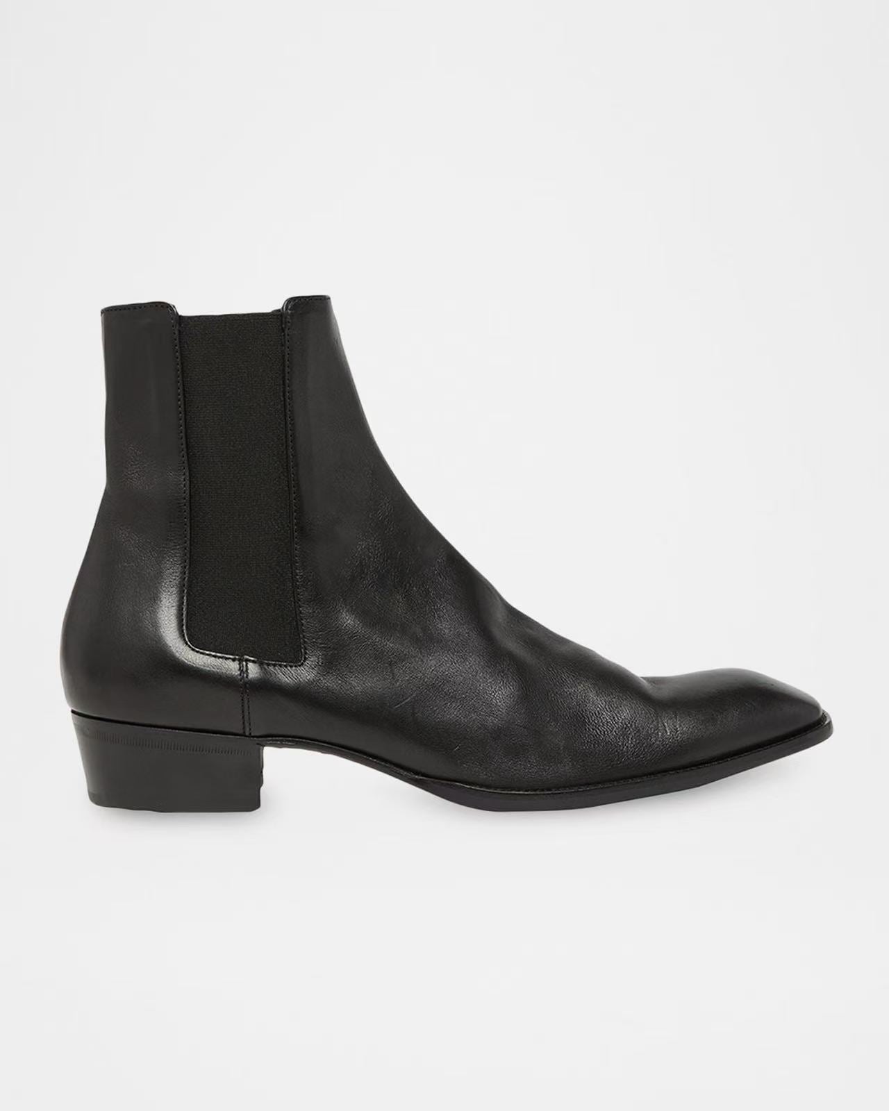Saint Laurent Stanton Leather Chelsea Boots