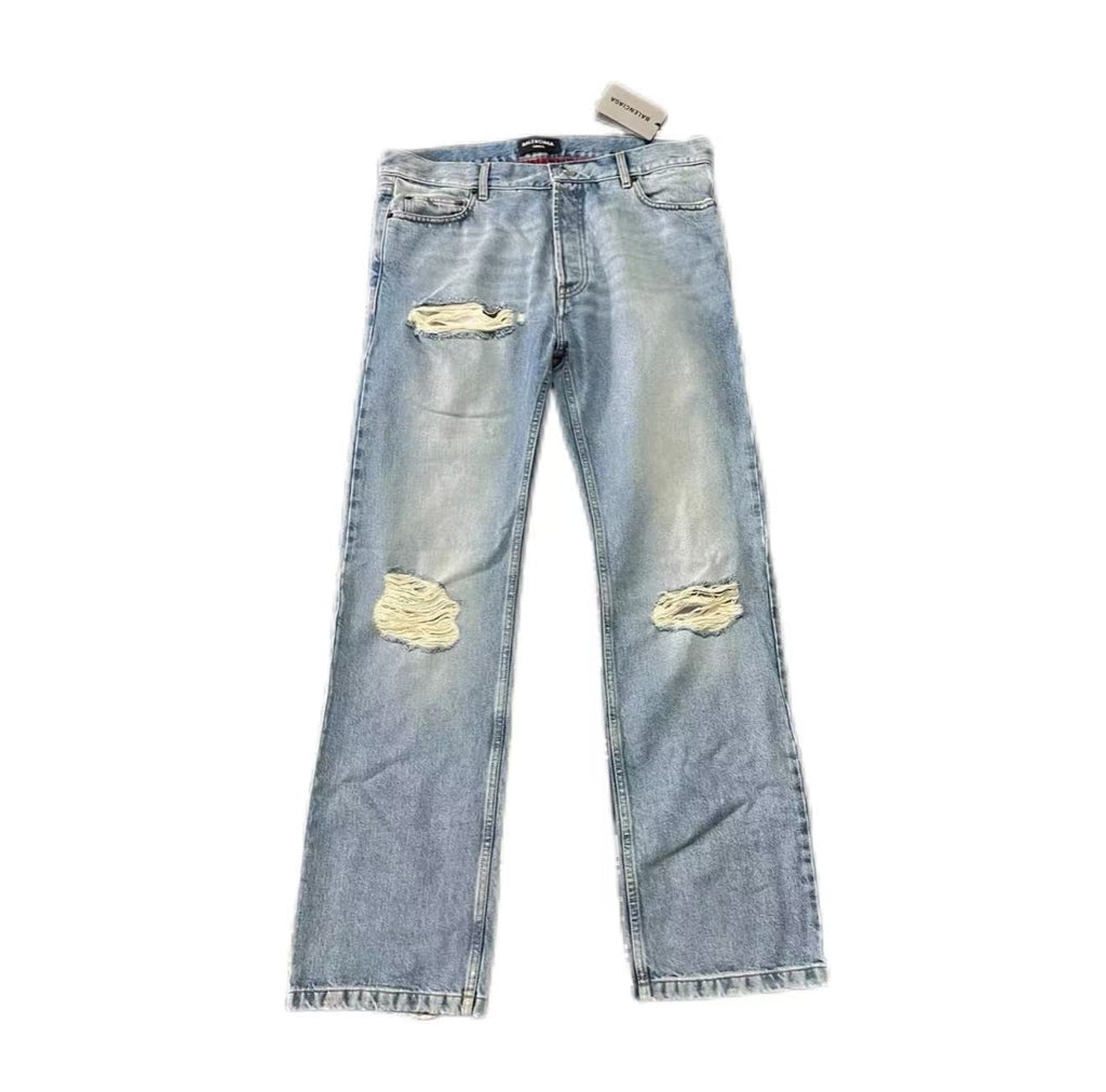 Balenciaga FW21 Destroyed Normal Jeans