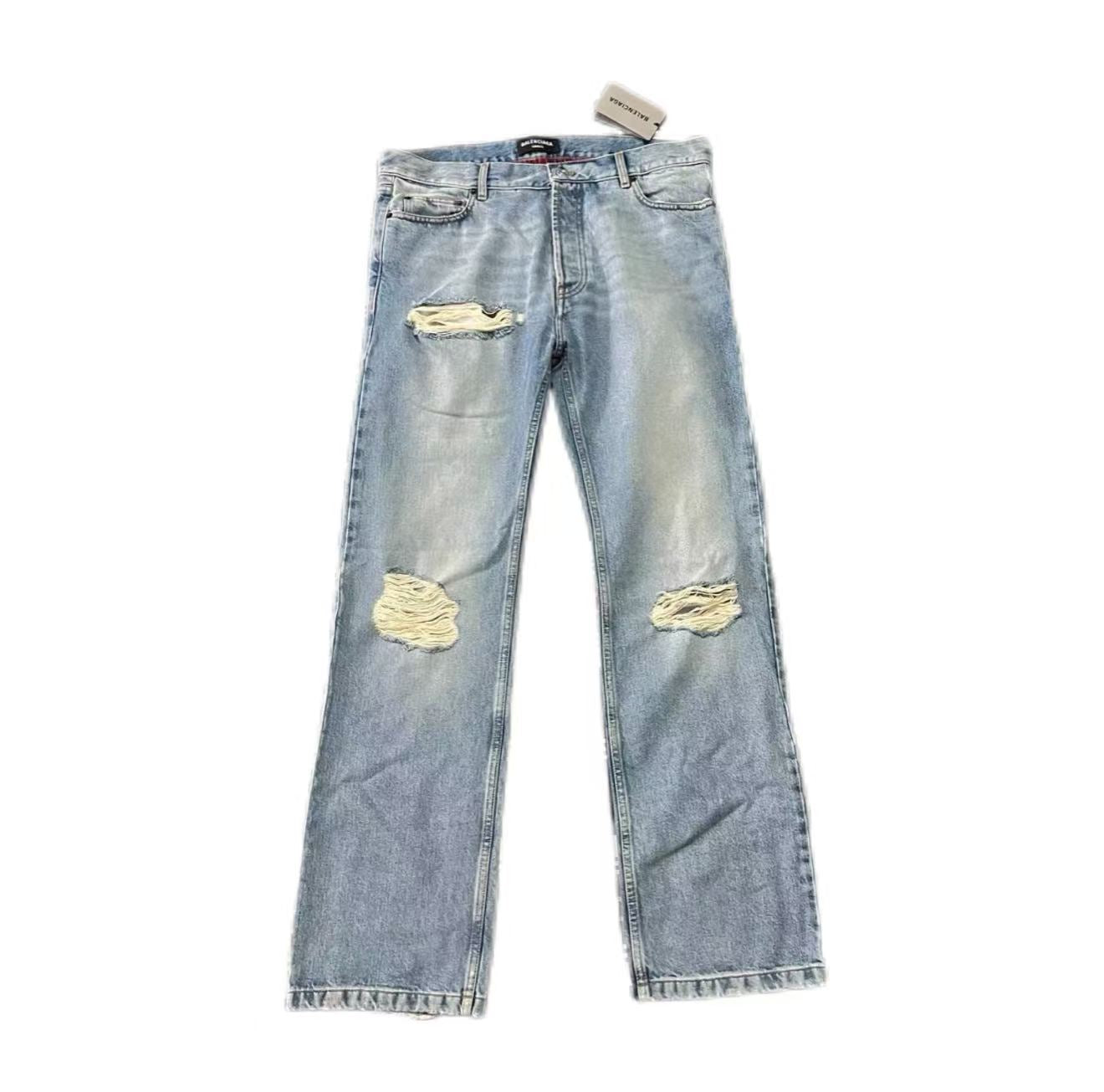 Balenciaga FW21 Destroyed Normal Jeans
