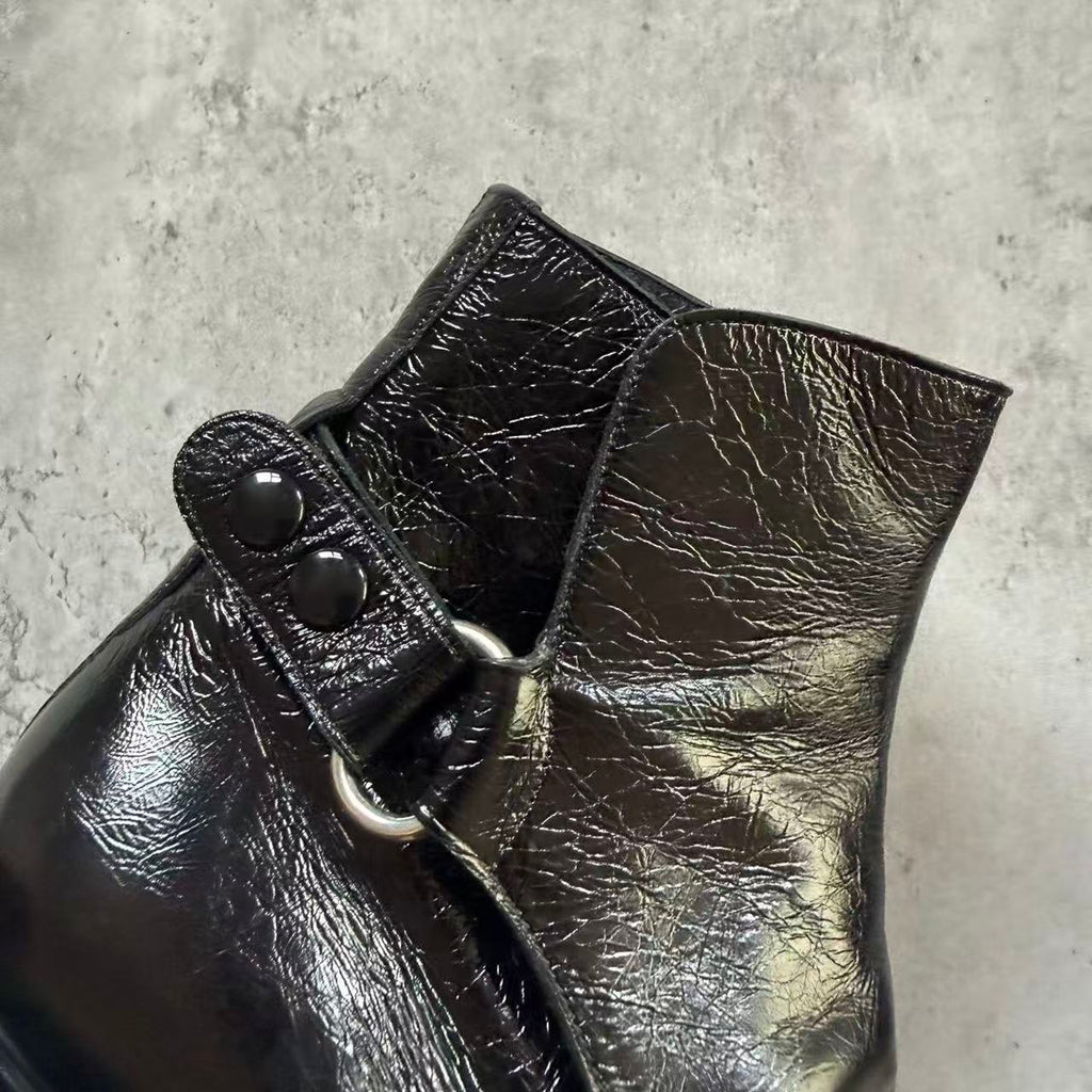 Saint Laurent 15FW D-ring Strap French Boots