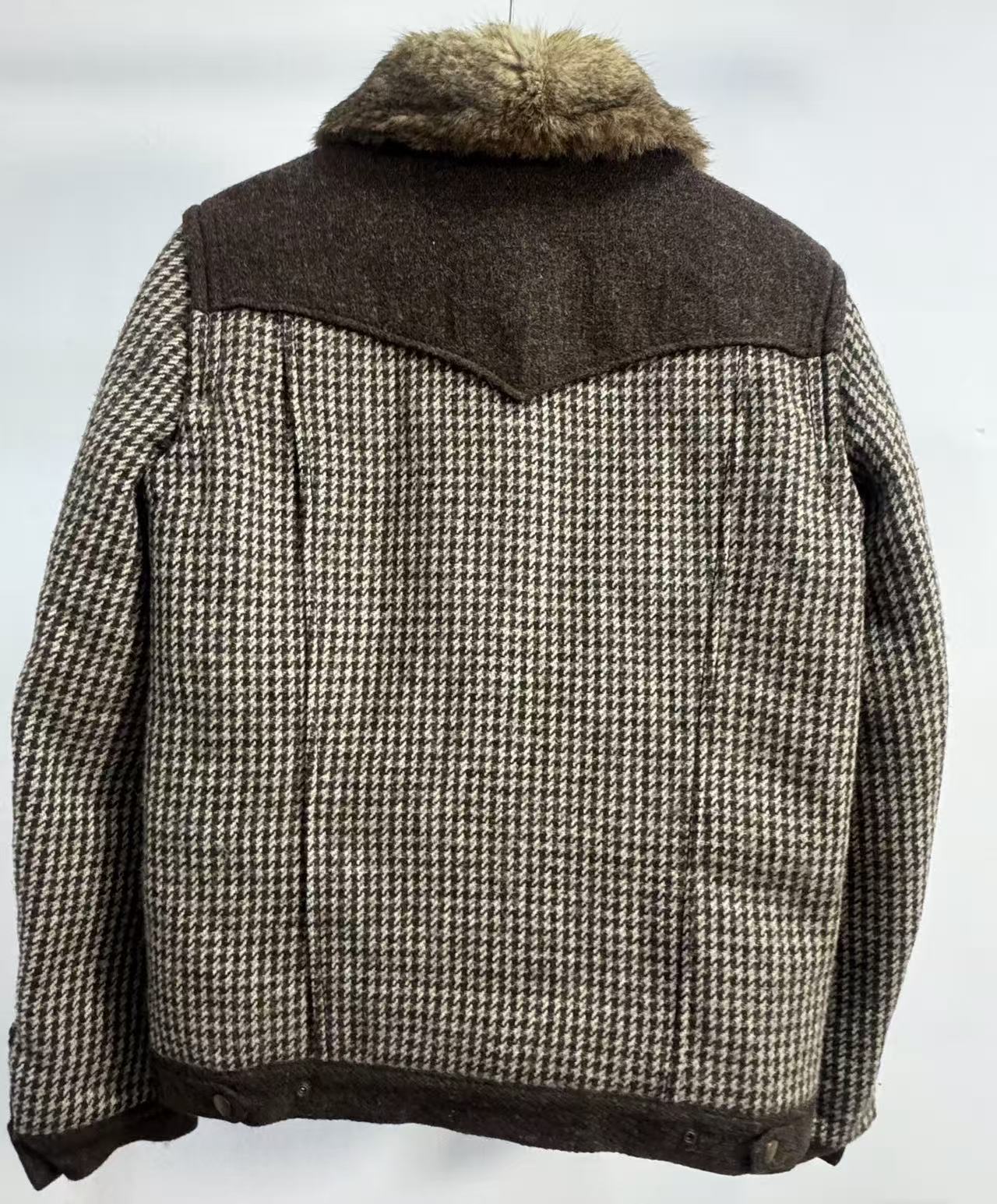 Number (N)ine 02AW "George" Rabbit Fur Collar Jacket
