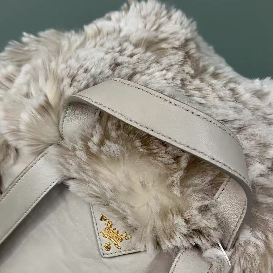 Prada 10s Fur Backpack