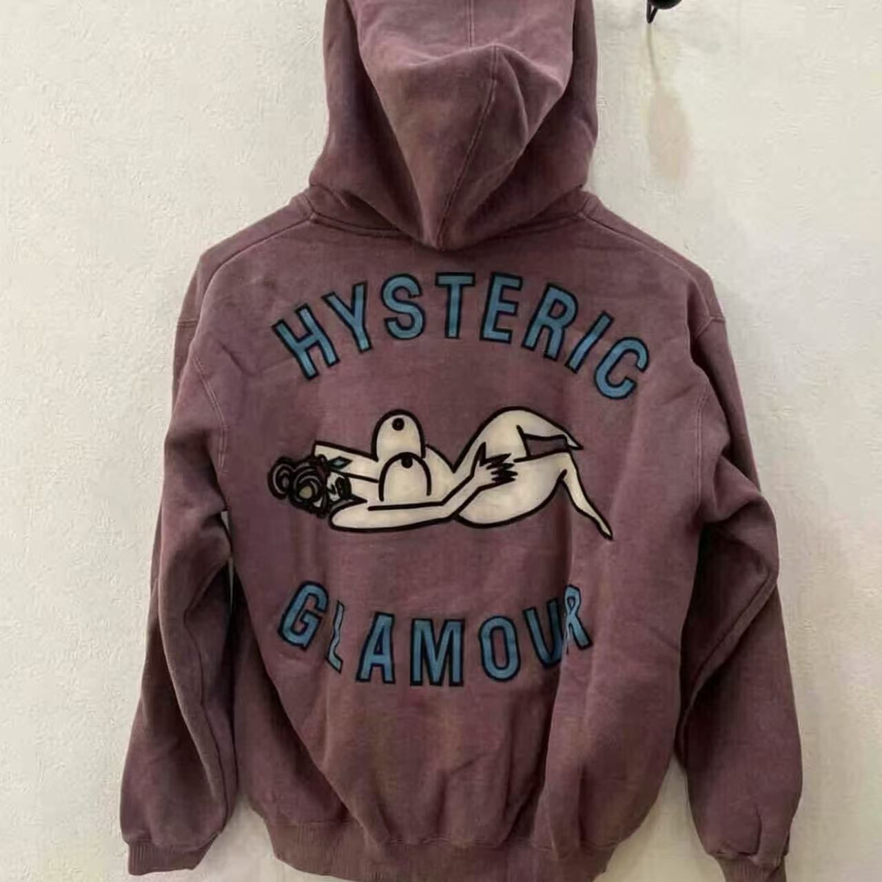 Hysteric Glamour Vintage Iconic Women Sleep Zip Up Hoodie