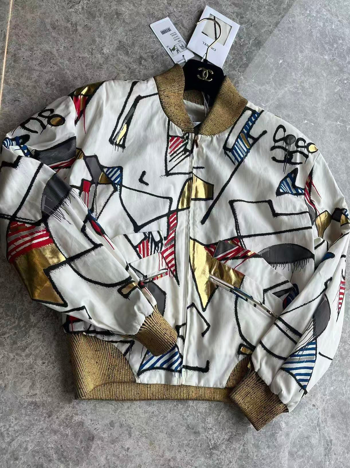 Chanel 2019 Blouson Teddy Bomber Jacket