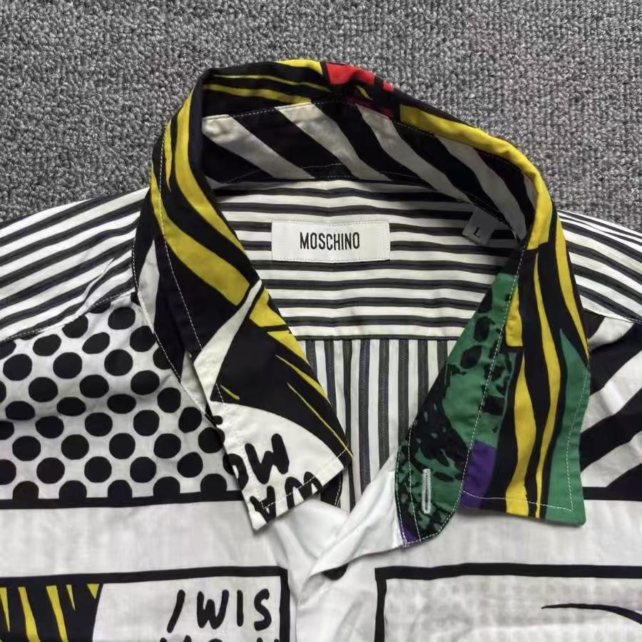 Moschino Pop Art Comic Print Shirt