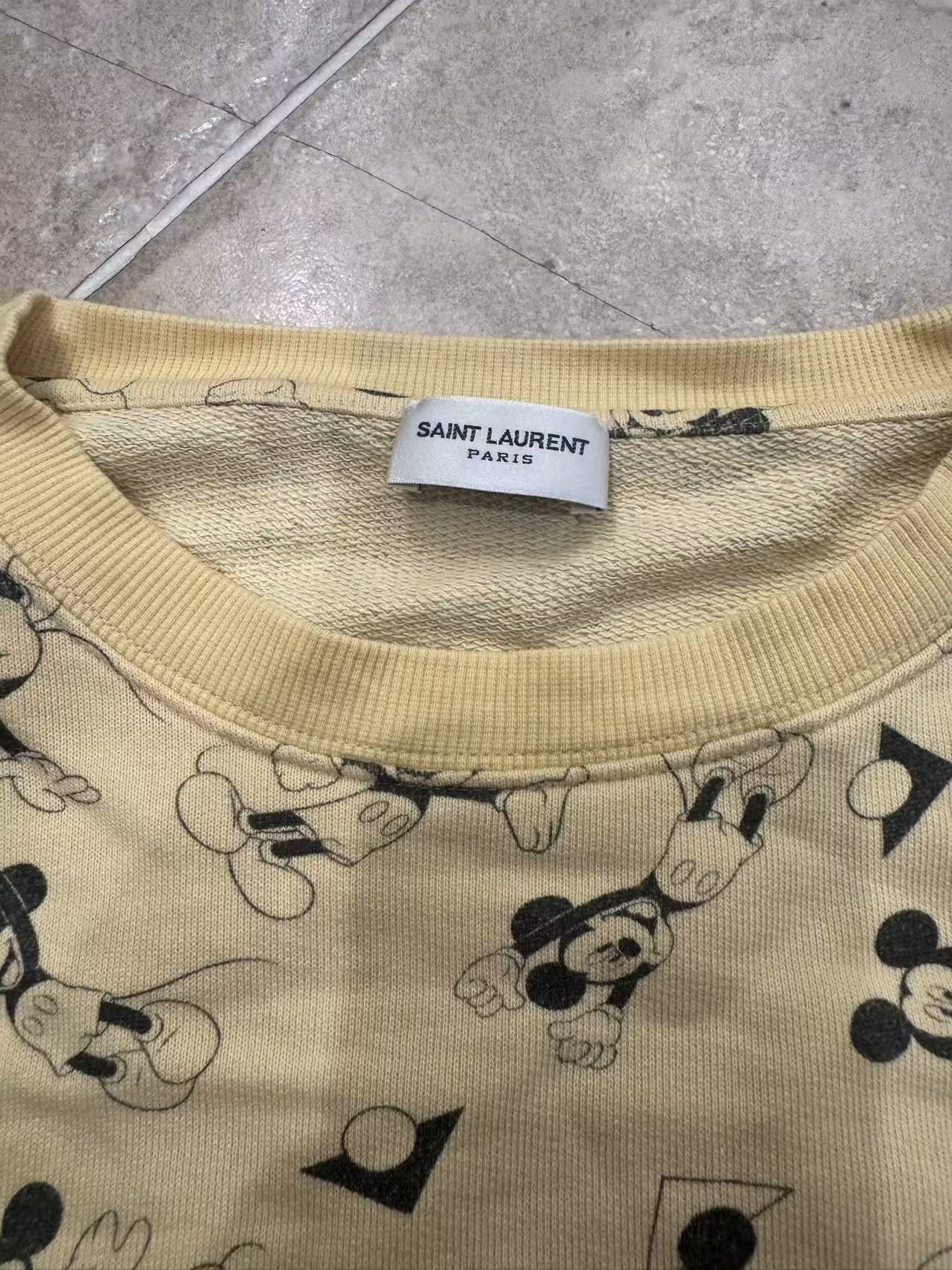 Saint Laurent 2019 micky mouse sweatshirt