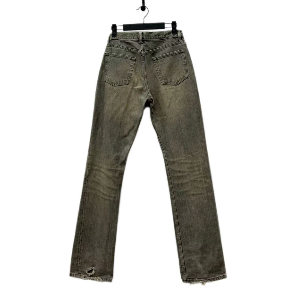 Helmut Lang 1999 Grey Sanded Denim