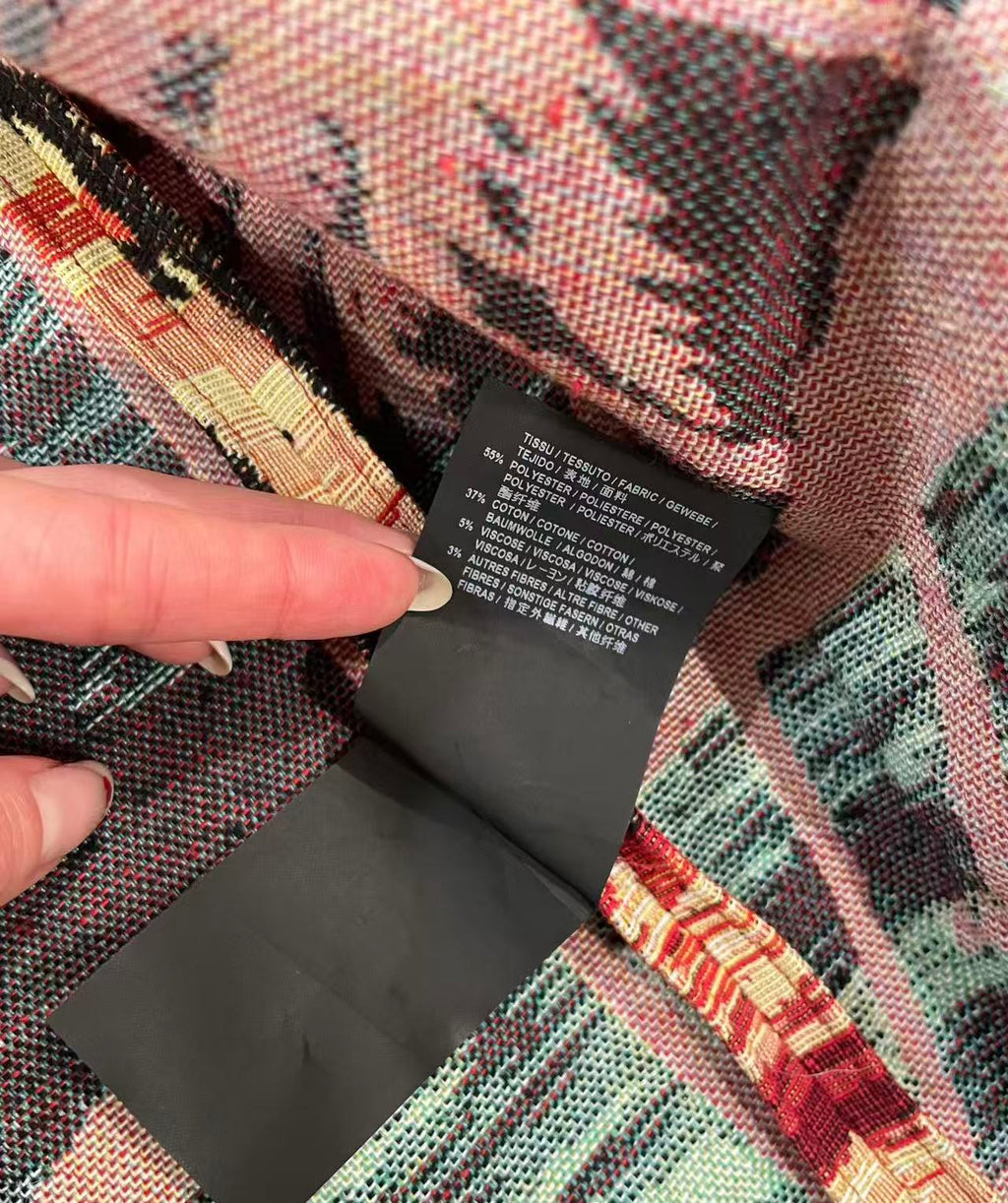 Saint Laurent 16SS Palm Tree Cape Jacket