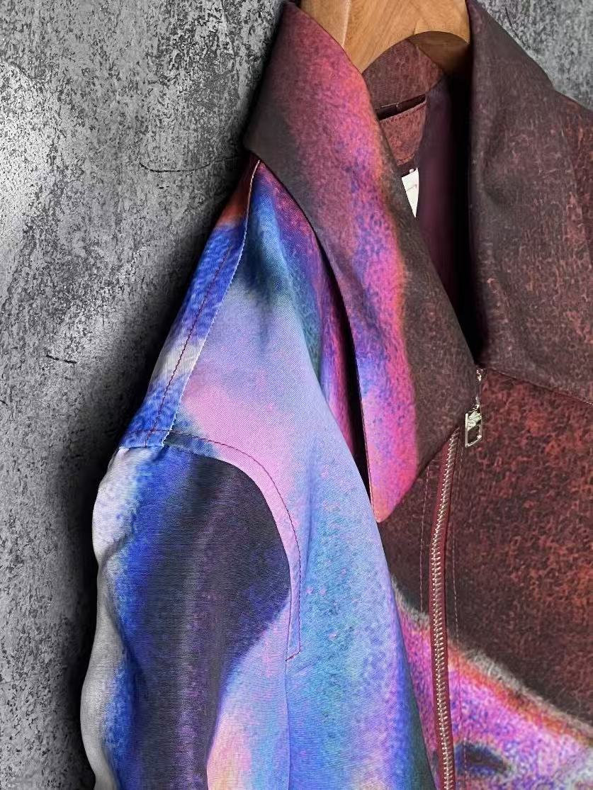 Alexander Mcqueen 23FW Luminous Flower Blouson Jacket