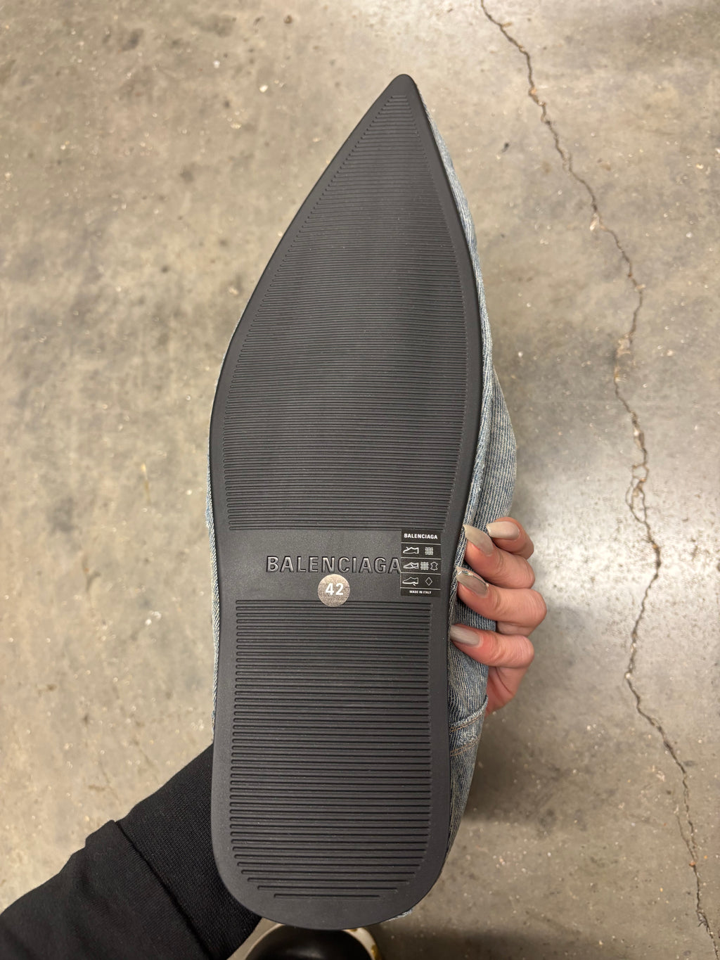 Balenciaga Denim Loafers