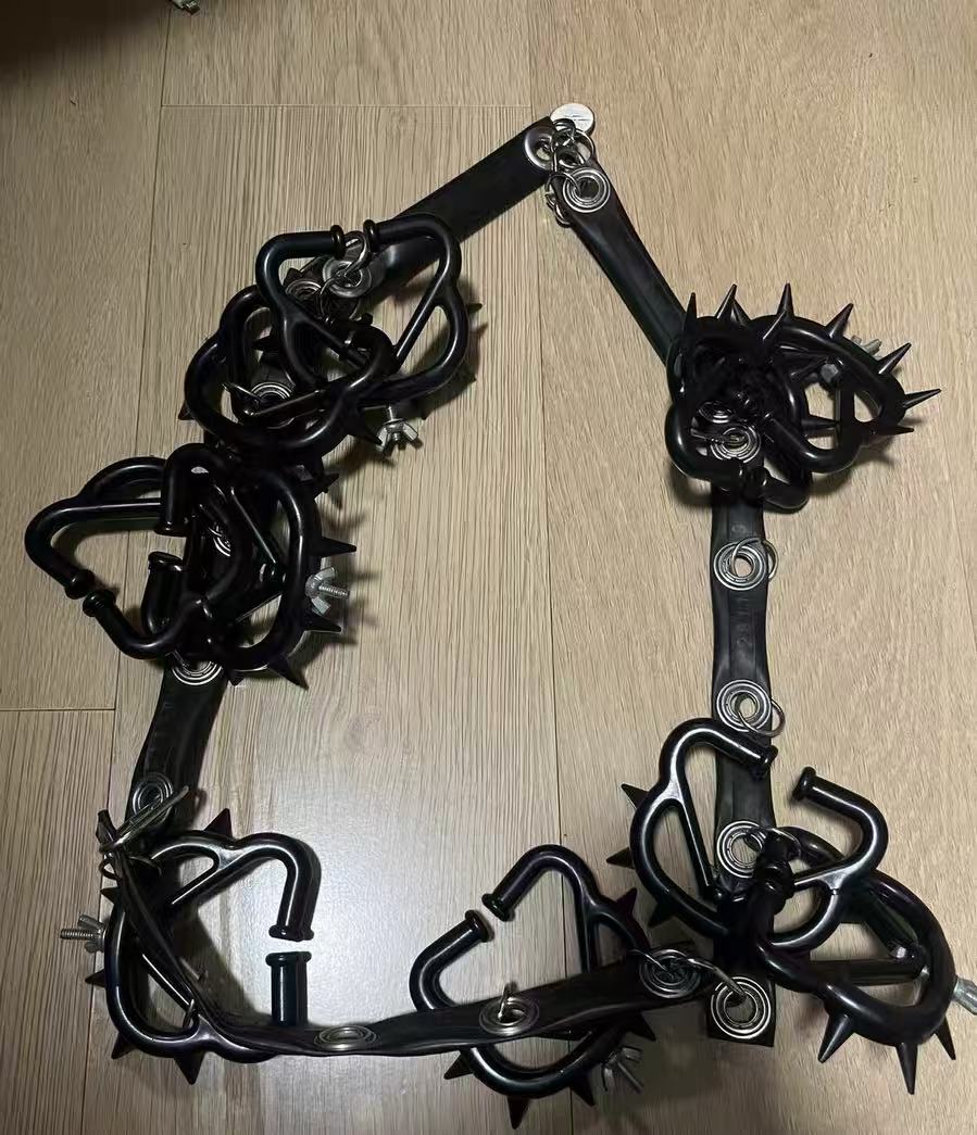 Comme des Garcons Homme Plus 19AW PVC&Rubber Spike Knuckle Necklace