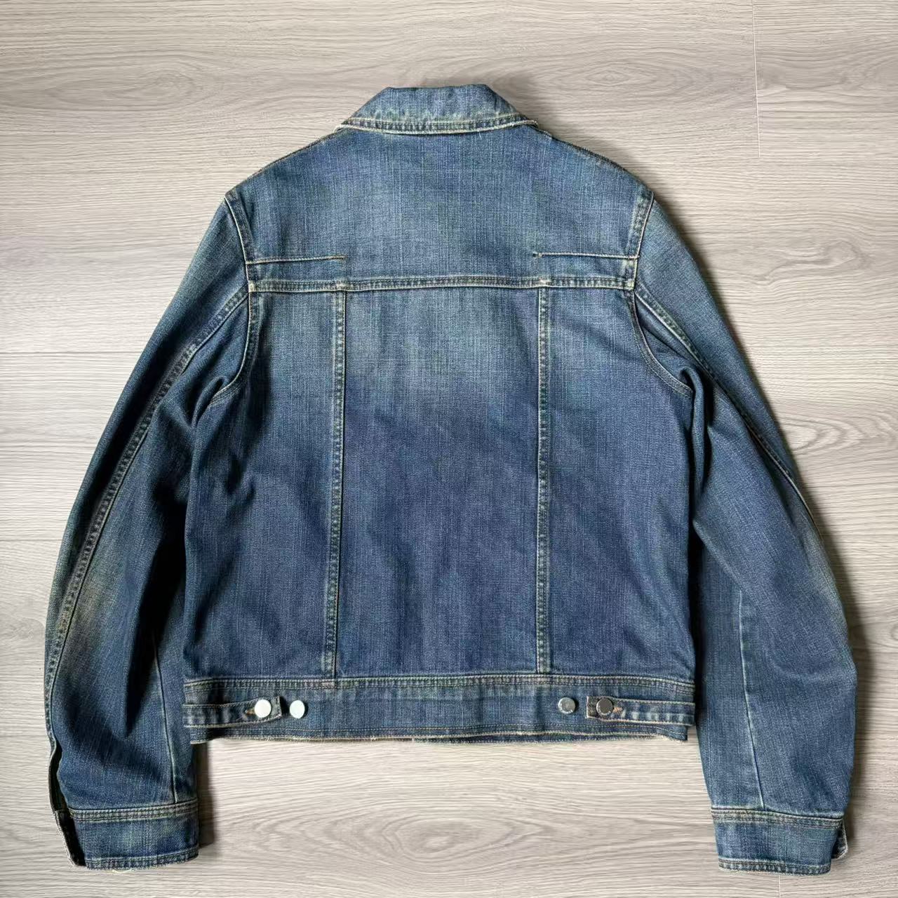 Dior Homme 05SS Orange Overdyed Denim Jacket