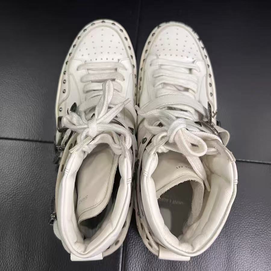 Saint Laurent 14SS SL/08H Studded High Top Sneakers