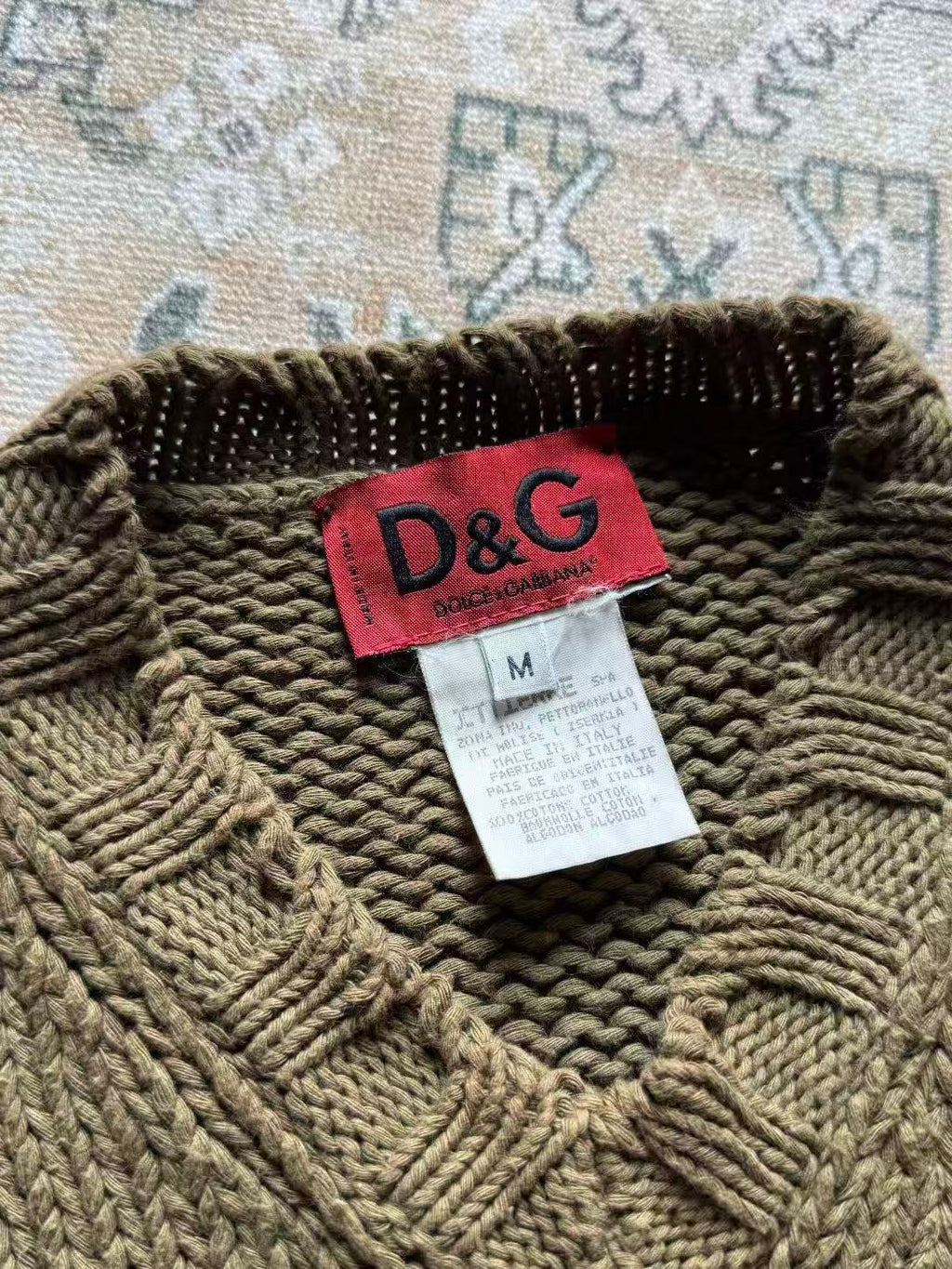 Dolce&Gabbana D&G Sports 2003 V-neck Knit Sweater