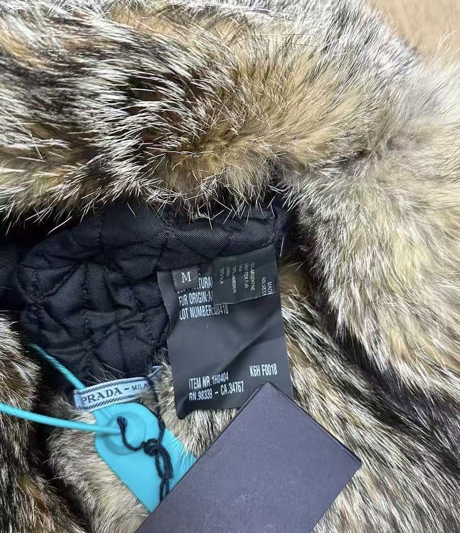 Prada Fox Fur Trapper Hat