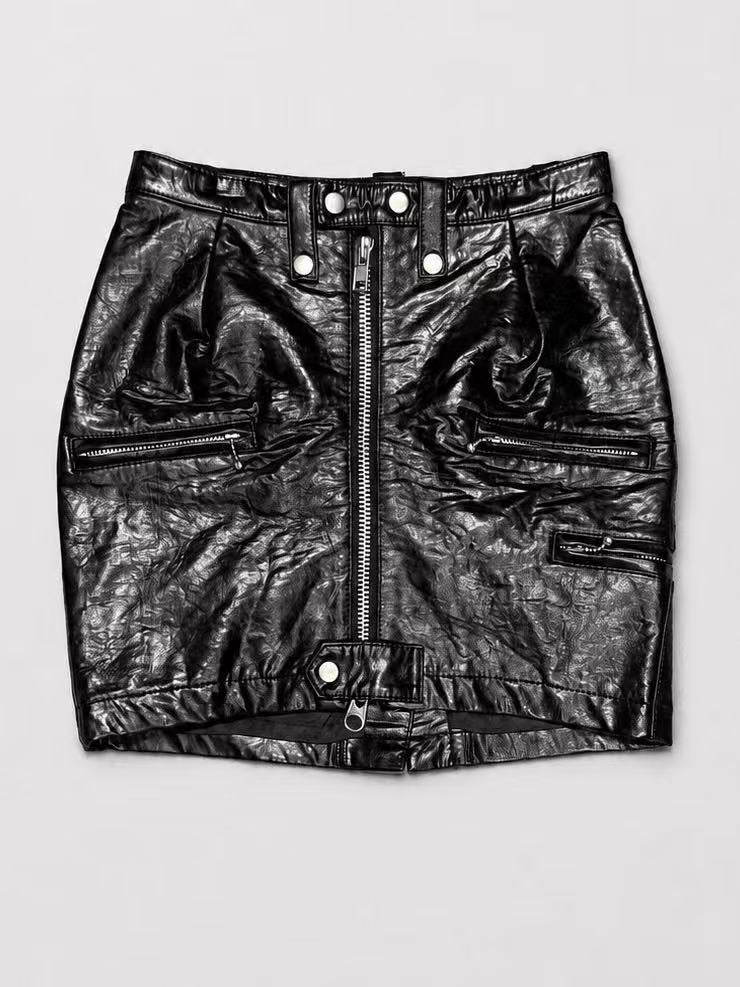 Junya Watanabe Comme des Garçons FW07 Runway Biker Skirt