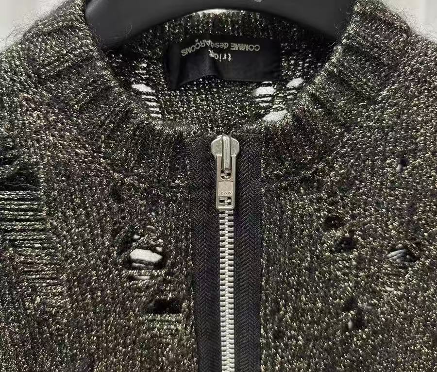 tricot COMME des GARÇONS 2004AW Knit zip up Jacket