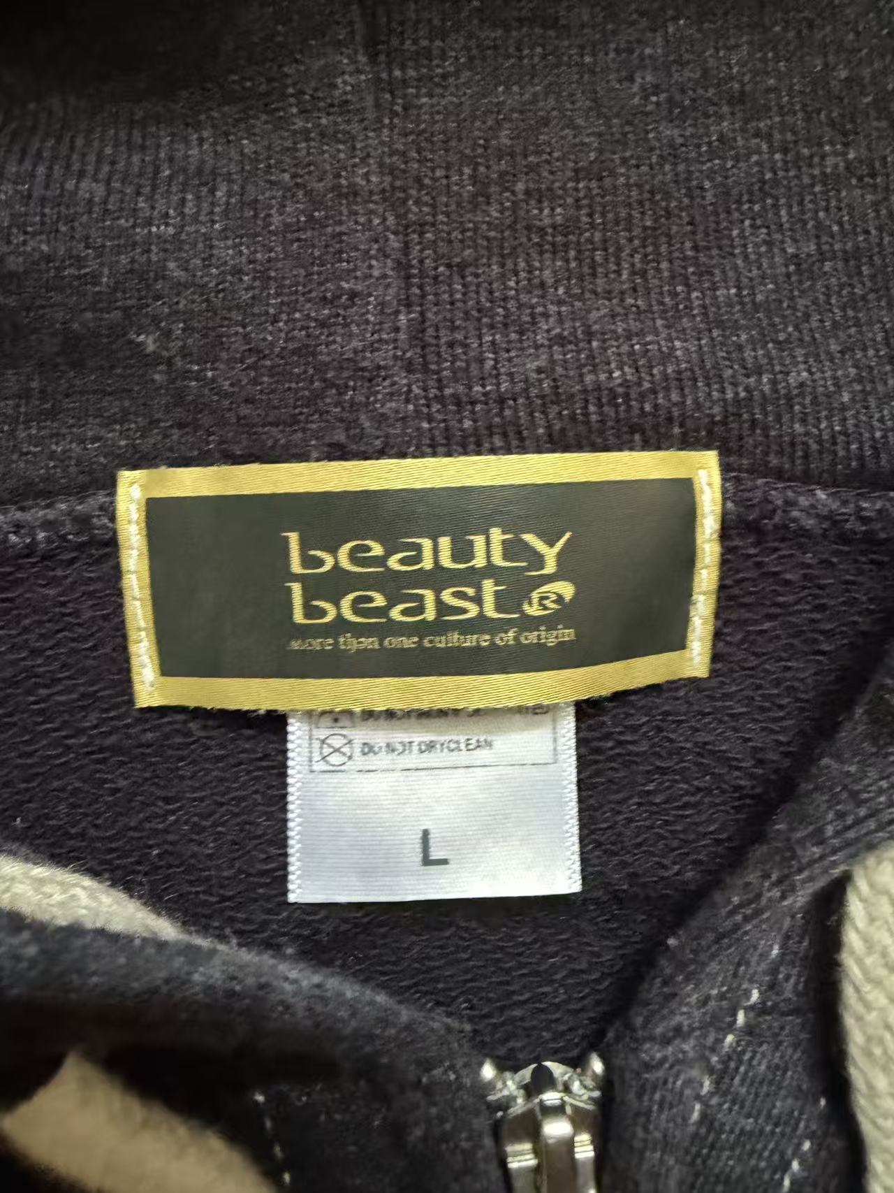 beauty:beast 90s zip up hoodie