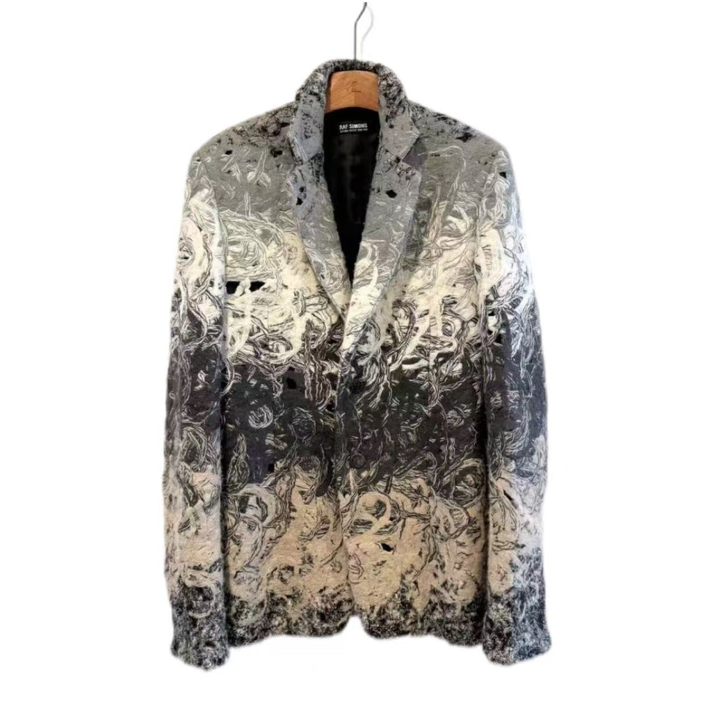 Raf Simons 08AW  Phoenix Embroidered Blazer