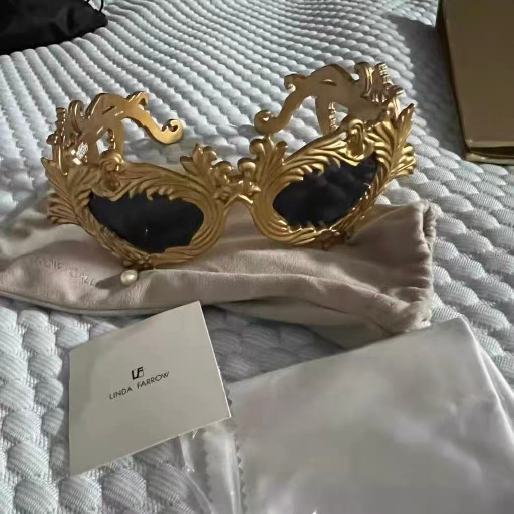 Linda Farrow Jeremy Scott Baroque Sunglasses